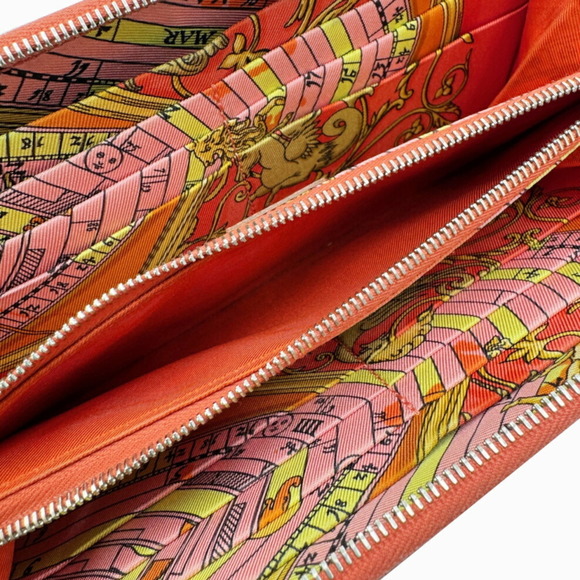 HERMÈS Azap Long Silk in Epson Rose Jaipur Q Stamp - Picture 3 of 13